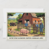Seniors Dag op de Boerderij Uitnodiging (Voorkant)