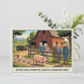 Seniors Dag op de Boerderij Uitnodiging (Staand voorkant)