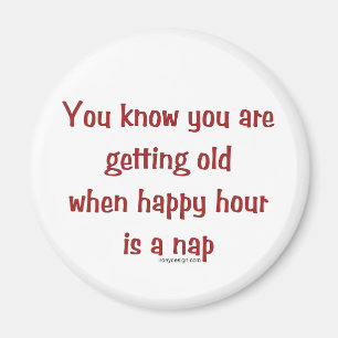 Senior's Happy Hour Magneet