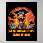 Seniorsaurus Senior CL van het 2025 Funny Dinosaur Poster (Voorkant)
