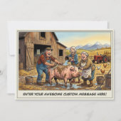 Seniorsdag op de boerderij uitnodiging (Voorkant)