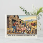 Seniorsdag op de boerderij uitnodiging (Staand voorkant)