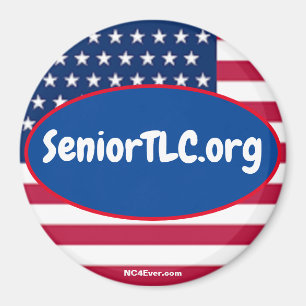 SeniorTLC.org Patriottische magneet