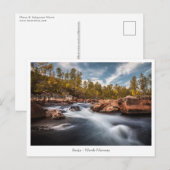 Senja-eiland Noorwegen Briefkaart (Voorkant / Achterkant)