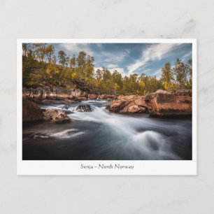 Senja-eiland Noorwegen Briefkaart