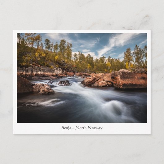 Senja-eiland Noorwegen Briefkaart (Voorkant)