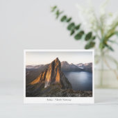 Senja eiland Noorwegen Briefkaart (Staand voorkant)