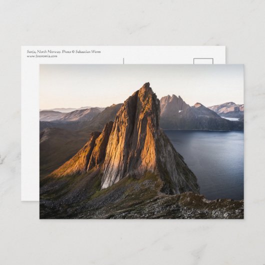Senja Island Briefkaart (Voorkant / Achterkant)