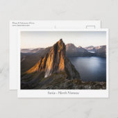 Senja Island Briefkaart (Voorkant / Achterkant)