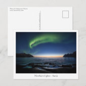 Senja Island, Noord Noorwegen Briefkaart (Voorkant / Achterkant)