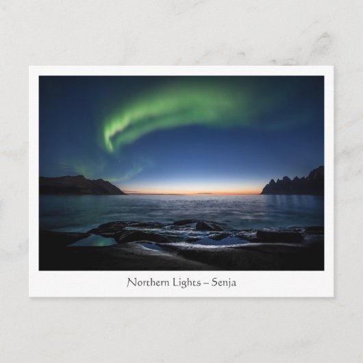 Senja Island, Noord Noorwegen Briefkaart (Voorkant)