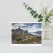 Senja Island Noorwegen Briefkaart (Staand voorkant)