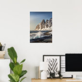 Senja Island Norway Landscape Foto Poster (Thuiskantoor)