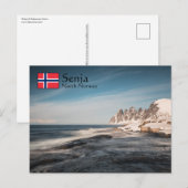 Senja Noorwegen Briefkaart (Voorkant / Achterkant)