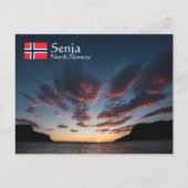 Senja Noorwegen Briefkaart (Voorkant)