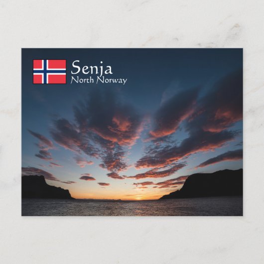 Senja Noorwegen Briefkaart (Voorkant)