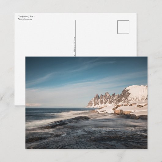 Senja Noorwegen Briefkaart (Voorkant / Achterkant)