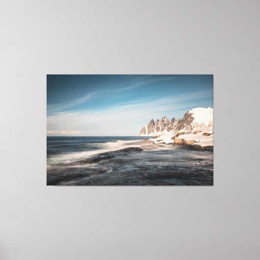 Senja Noorwegen Canvas Afdruk (Voorkant)