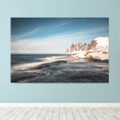 Senja Noorwegen Canvas Afdruk (Insitu (Houten vloer))