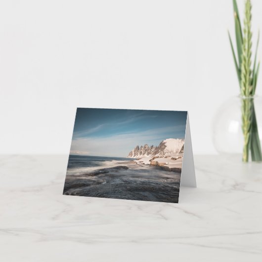 Senja Noorwegen Kaart (Voorkant)