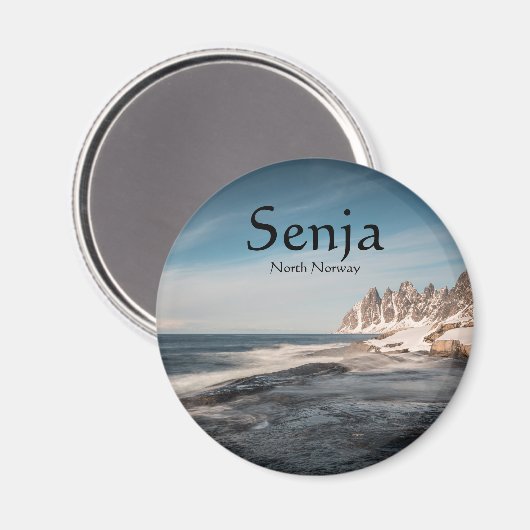 Senja Noorwegen Magneet (Voorkant / Achterkant)