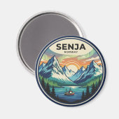 Senja Noorwegen Reizen Magneet (Voorkant / Achterkant)