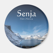 Senja Norway Souvenir Magneet (Voorkant)
