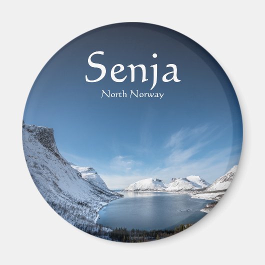 Senja Norway Souvenir Magneet (Voorkant)