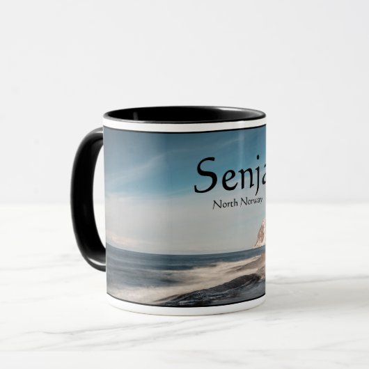 Senja Norway Souvenir Mok (Voorkant links)