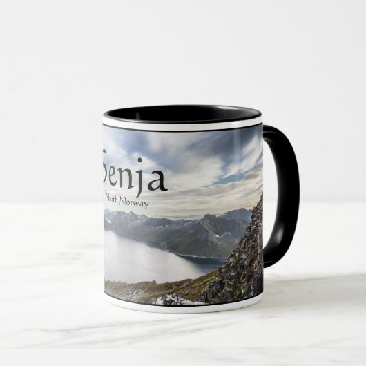 Senja Norway Souvenir Mok (Voorkant rechts)