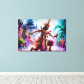 Senja Tari: Schemerdans op Bali Canvas Afdruk (Insitu (Houten vloer))