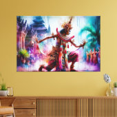 Senja Tari: Schemerdansen op Bali Canvas Afdruk (Insitu (Woonkamer))