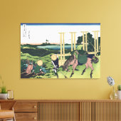 Senju in de provincie Musashi Canvas Afdruk (Insitu (Woonkamer))