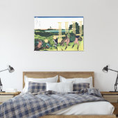Senju in de provincie Musashi Canvas Afdruk (Insitu (Slaapkamer))