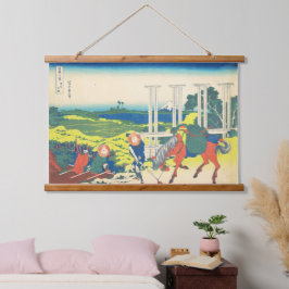 Senju in Musashi Hokusai Ukiyo-e Japanse kunst Hangend Wandkleed