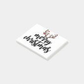 Senkgift voor kerstrendierantaarns post-it® notes (Schuin)