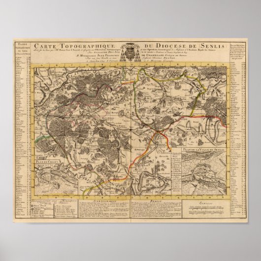 Senlis France Poster (Voorkant)