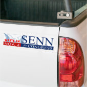 SENN voor CONGRESS: Bumpersticker (Op Truck)