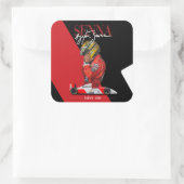 Senna Vierkante Sticker (Tas)