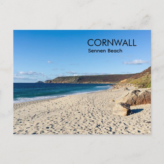 Sennen Beach Cornwall Engeland Briefkaart (Voorkant)