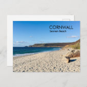 Sennen Beach Cornwall England  Briefkaart (Voorkant / Achterkant)