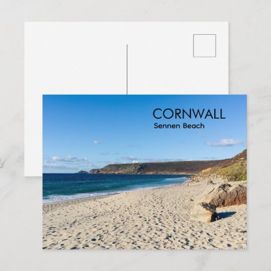 Sennen Beach Cornwall England  Briefkaart (Voorkant / Achterkant)