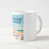 Sennen Beach Zandkasteel Cornwall reisposter Grote Koffiekop (Voorkant rechts)
