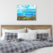 Sennen Cornwall Canvas Afdruk (Insitu (Slaapkamer))
