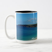 Sennen Cove Cornwall England Tweekleurige Koffiemok (Links)