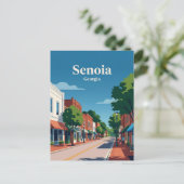 Senoia Georgia Briefkaart (Staand voorkant)