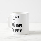 SEÑOR COFFEE mok (Voorkant links)