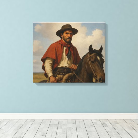 Señor de la Llanura Canvas Afdruk (Insitu (Houten vloer))