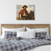 Señor de la Llanura Canvas Afdruk (Insitu (Slaapkamer))