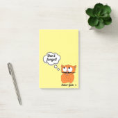 Señor Gato Cartoon Snorhaar Kat "Vergeet het niet! Post-it® Notes (Kantoor)